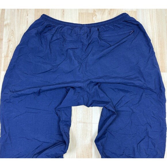 Vintage 80s 90s Nike Embroidered Track Pants / Sweatpants / Navy Blue / Size XL - Picture 7 of 10